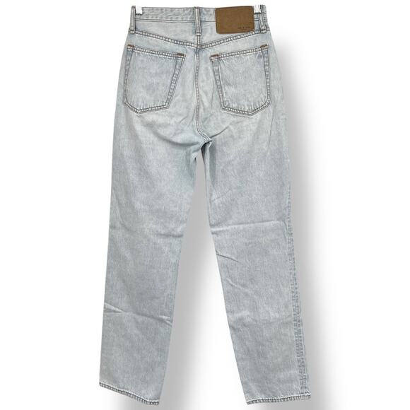 rag & bone Alex High Rise Straight Leg in Primrose Jeans Women's 25 Blue - Picture 3 of 12
